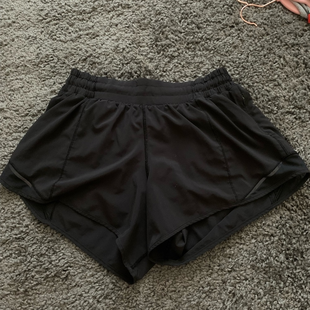 Lululemon black shorts size 8